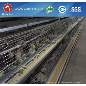 Full Galvanized Metal Layer Chicken Battery Cage für die Geflügelzucht (A3L90)
